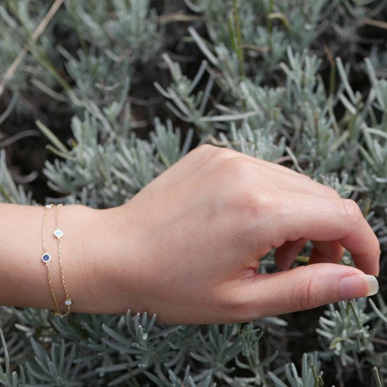 Azzurro - 18k Arany karkötő