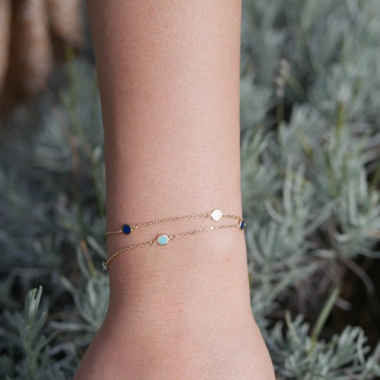 Azzurro - 18k Arany karkötő