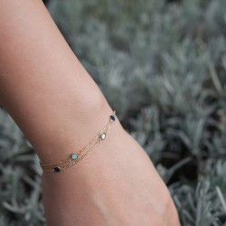 Azzurro - 18k Arany karkötő