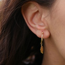 Piume - 14k Arany fülbevaló
