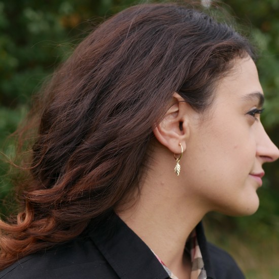 Piume - 14k Arany fülbevaló