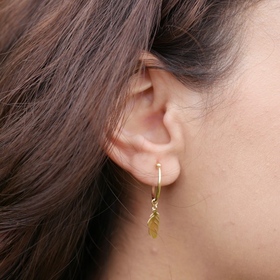 Piume - 14k Arany fülbevaló