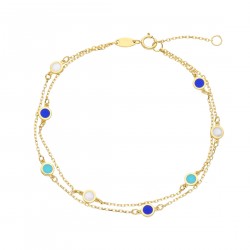 Azzurro - 18k Arany karkötő